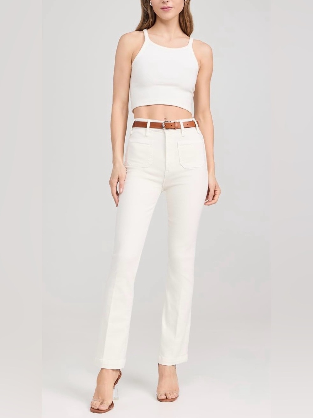 MOTHER The Hustler Patch Pocket Flood Jean